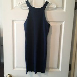 EUC Stella Berry Knit Tank Mini Dress No Size Tag XS-Small Blue